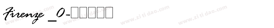 Firenze _0字体转换